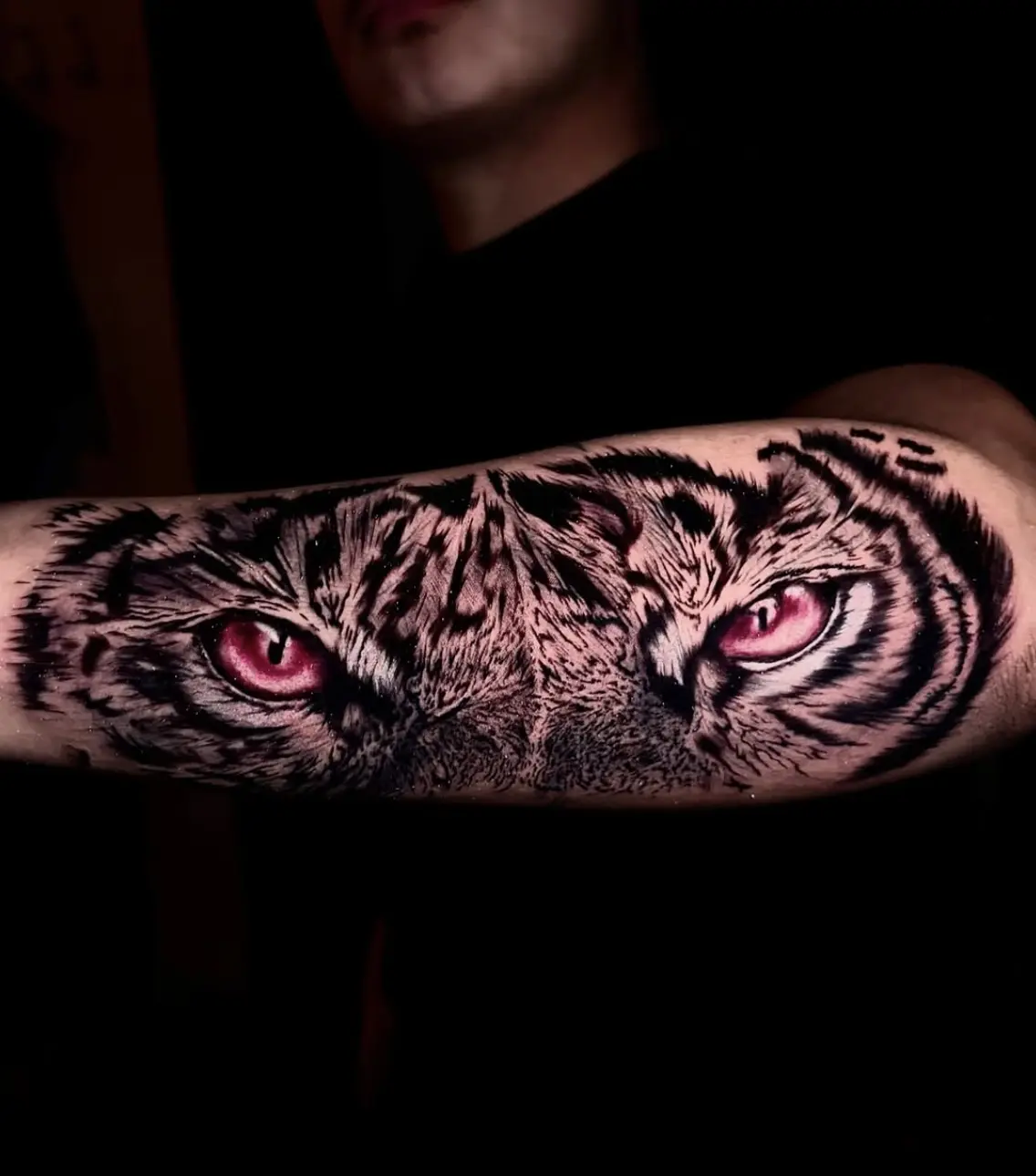 tiger face tattoo by magic inkz