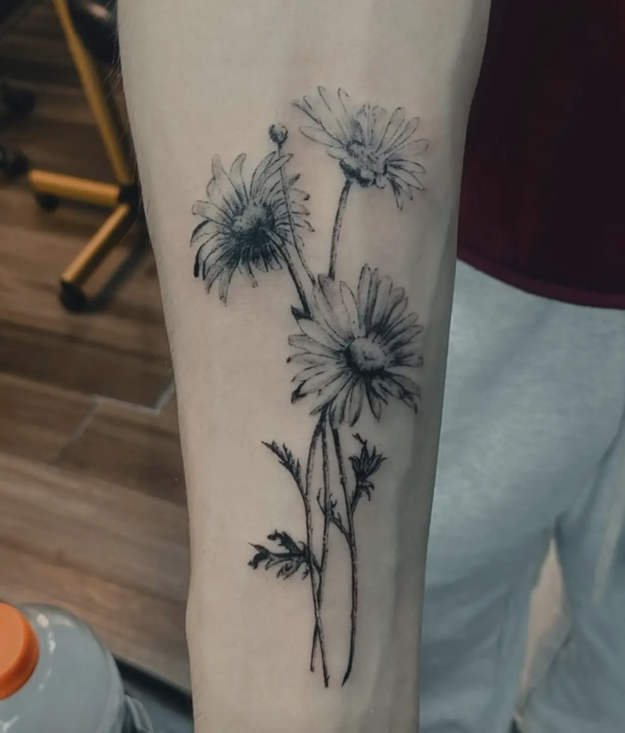 flowers tattoo by Jeju
